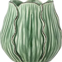 Elros Vase H14.5 cm, Green