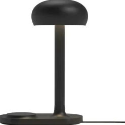 Emendo Table Lamp With Wireless Charger, Black