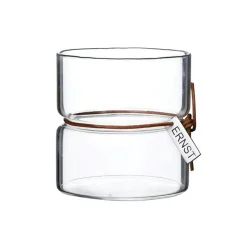 Ernst Candle Holder Ø8cm H8.5 cm, Clear