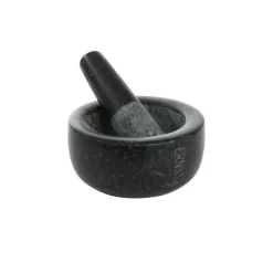 Ernst Mortar Large, Black Granite