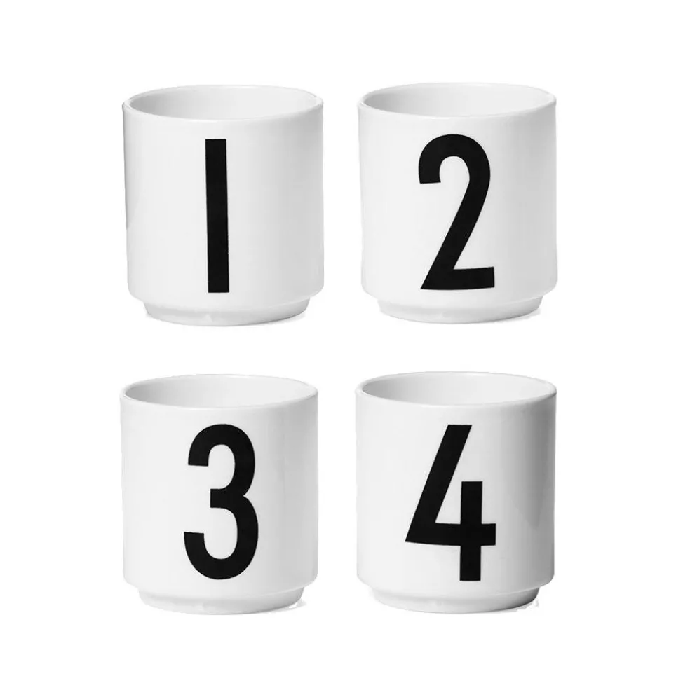 Espresso Cup 4 Pcs, White