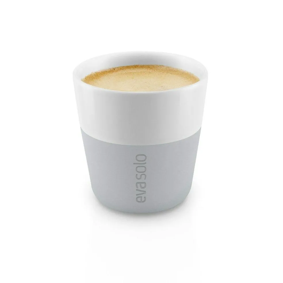 Espresso Mugs 8 cl 2-pack, Marble Grey
