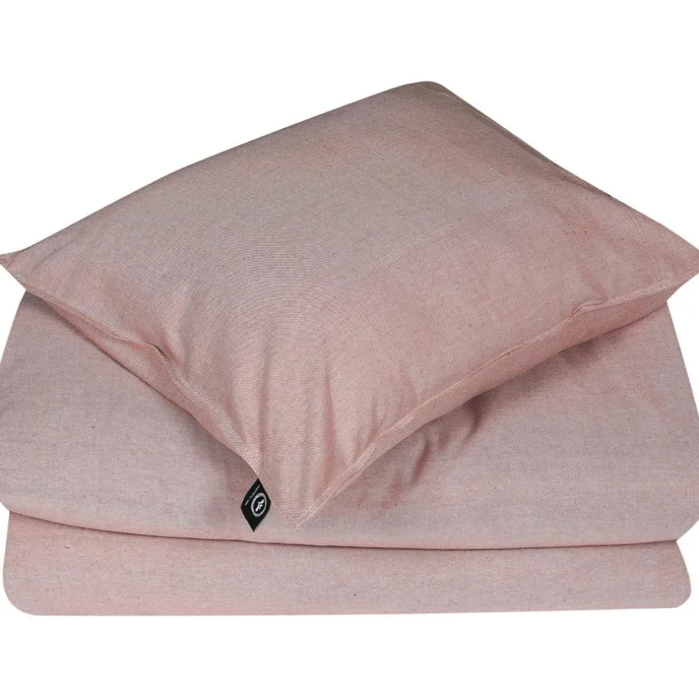 Estelle Bedding Set 150x210 + 50x60 cm, Rust/Beige