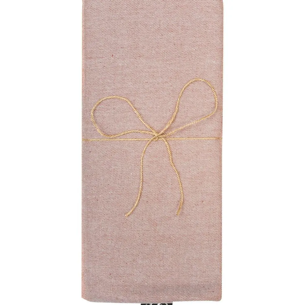 Estelle Bedding Set 150x210 + 50x60 cm, Rust/Beige