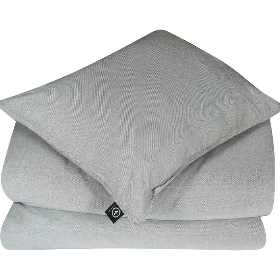 Estelle Bedding Set 150x210 + 50x60 cm, Rust/Beige