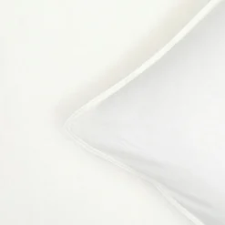 Estelle Pillowcase 50x60 cm, Beige/White