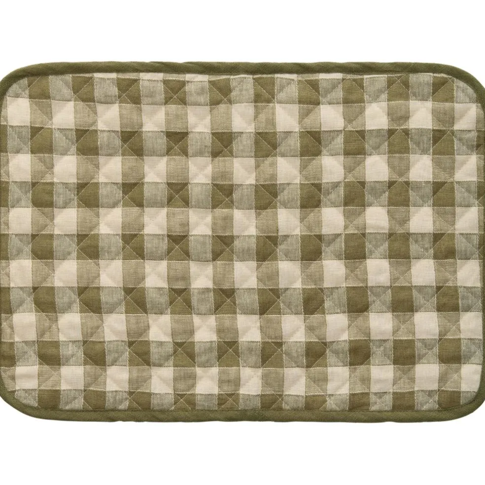 Ester Placemat 33x48 cm 2-pack, Olive