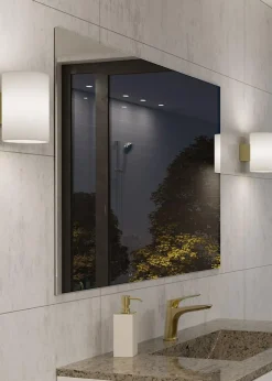 Evoke Wall Lamp 180 mm, Satin Brass / Opal Glass