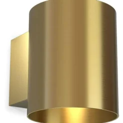 Evoke Wall Lamp 120 mm, Satin Brass / Opal Glass