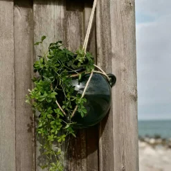Eya Hanging Flowerpot, Dark Green