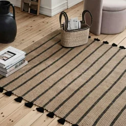 Ezra Rug 70x140 cm, Black