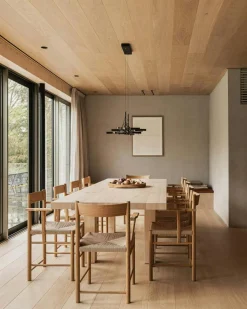 F Armchair, Oiled Oak / Neutral Paper Cord