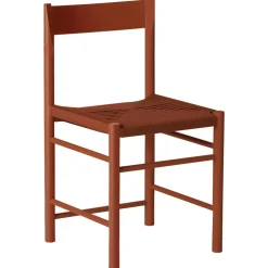 F Chair, Oiled Oak / Black Webbing