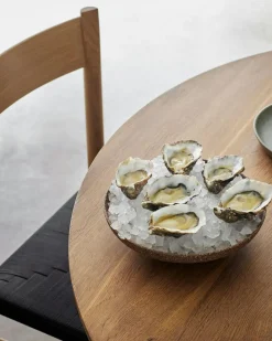 F Chair, Oiled Oak / Black Webbing