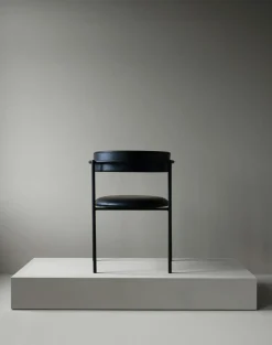 FF Armchair, Tan Leather / Chrome