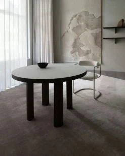 FF Cantilever Chair, Black Leather / Black