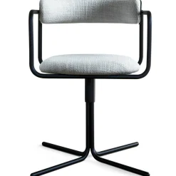 FF Swivel Chair, Liquorice Loop / Chrome
