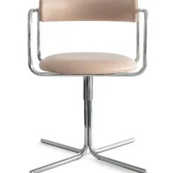 FF Swivel Chair, Liquorice Loop / Chrome