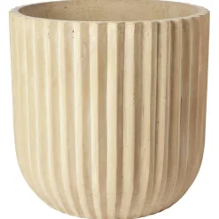 Fiber Planter Antique Beige, 50 cm