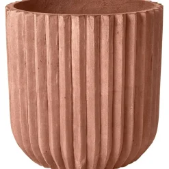 Fiber Pot Ø50 cm, Terracotta