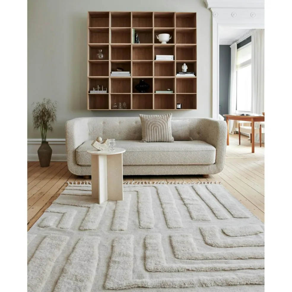 Field Rug 170x230 cm, Natural Beige