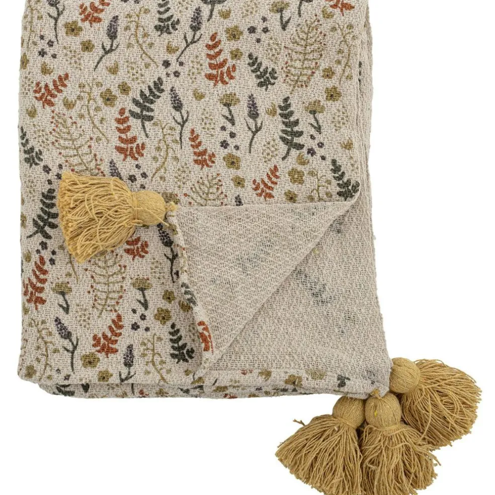 Filipa Throw With Tassels Recycled Cotton 130x160 cm