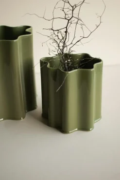 Filter Pot 21 cm, Shiny Green