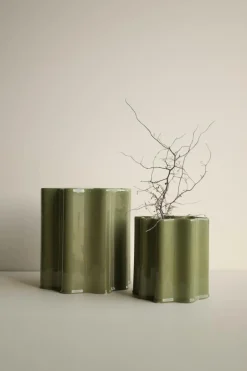 Filter Pot 21 cm, Shiny Green