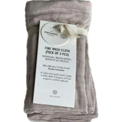 Fine Face Towels 30x30 cm 3-pack, Clay