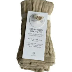 Fine Face Towels 30x30 cm 3-pack, Clay