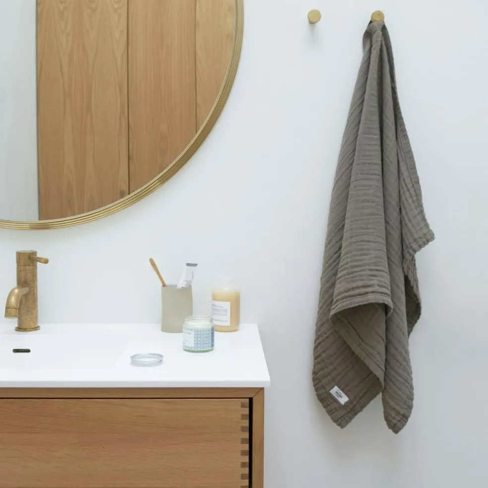 FINE Hand Towel, Grey Blue