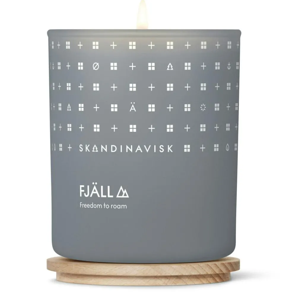 FJÄLL Scented Candle With Lid 200 g