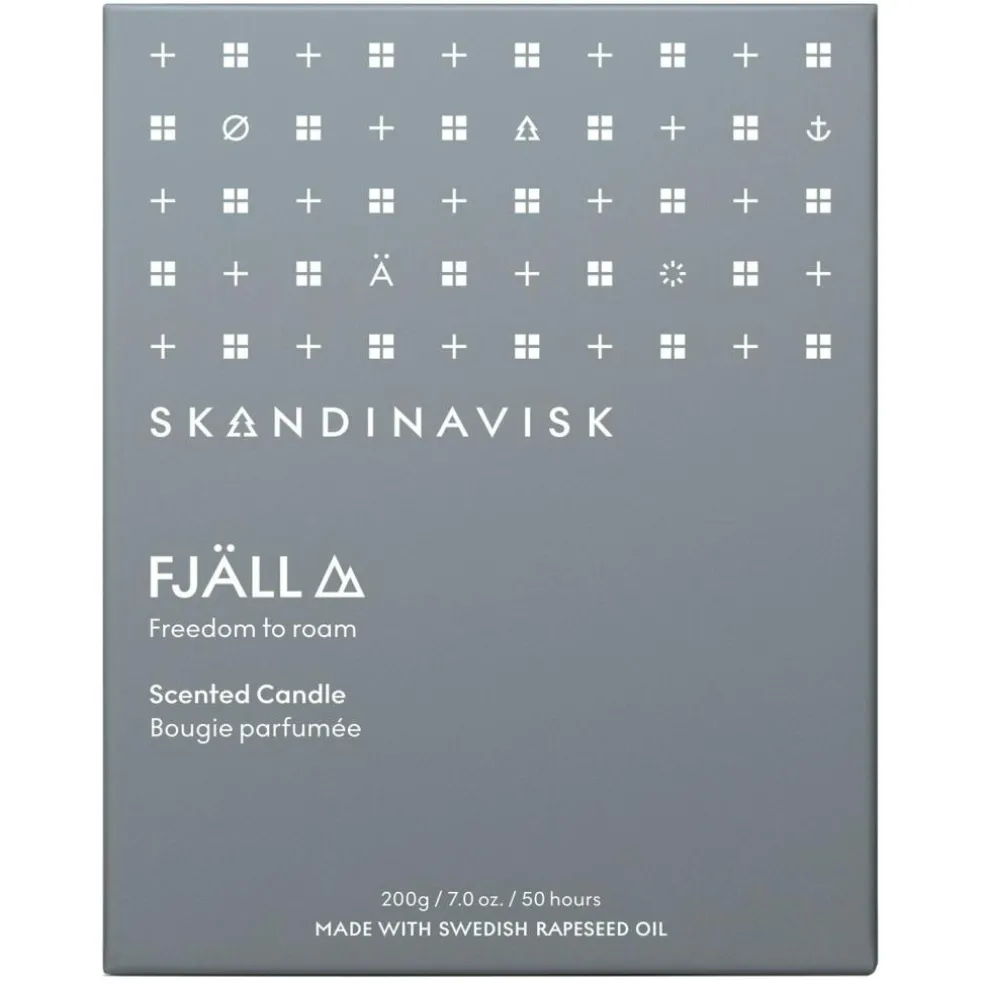 FJÄLL Scented Candle With Lid 200 g