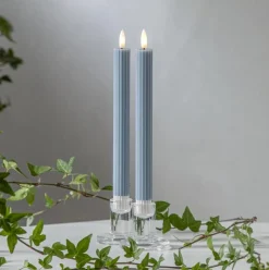 Flamme Antique Candle 2-pack LED, White