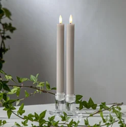 Flamme Antique Candle 2-pack LED, White