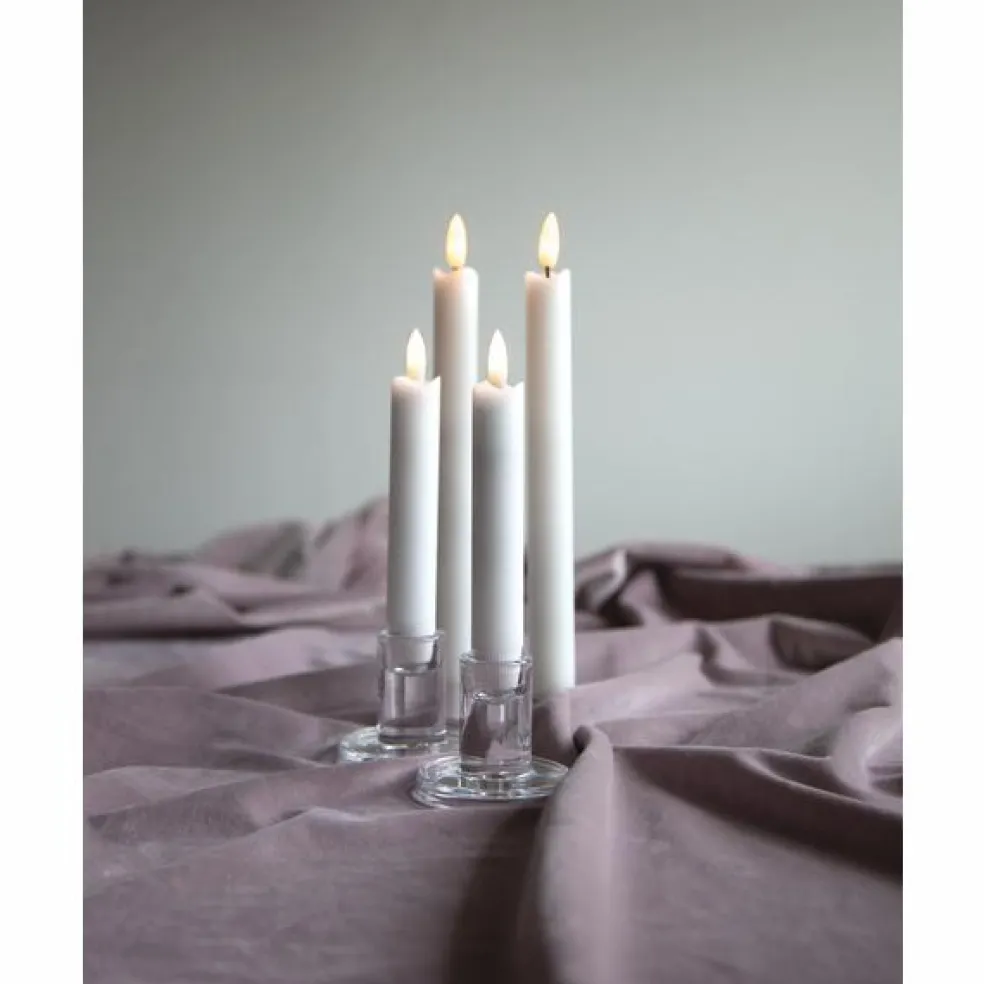 Flamme LED Antique Candle White 2-pack, 15 cm