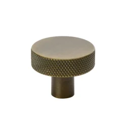 Flat Knob 32, Matt Black