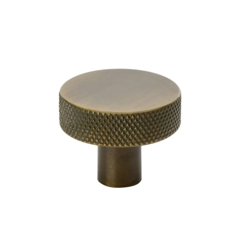 Flat Knob 32, Matt Black