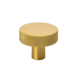 Flat Knob 32, Matt Black