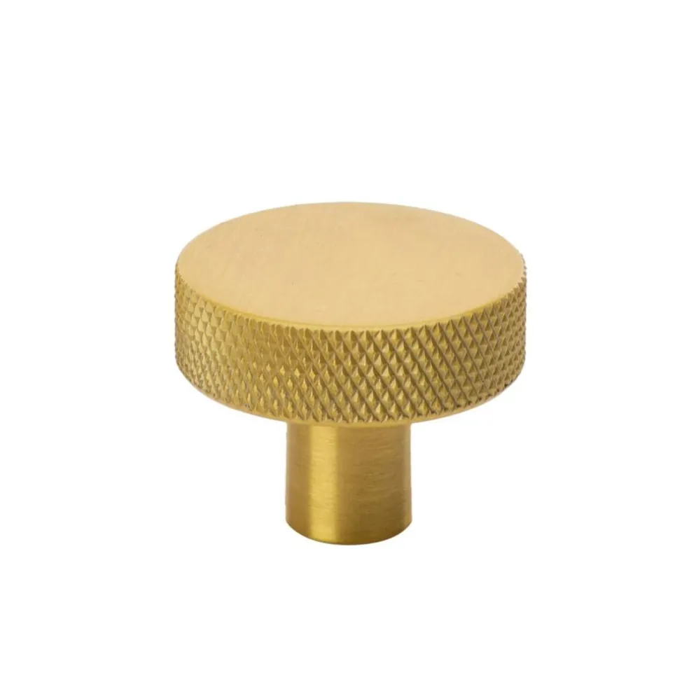 Flat Knob 32, Matt Black