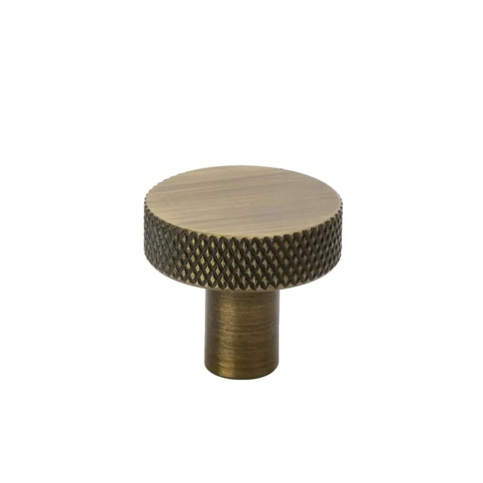 Flat Knob 26, Matt Black