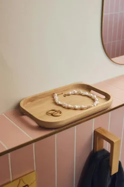 Flection Serving Tray Oak, 20x40 cm