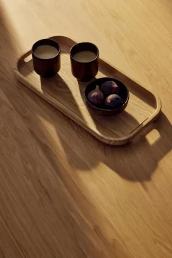 Flection Serving Tray Oak, 20x40 cm