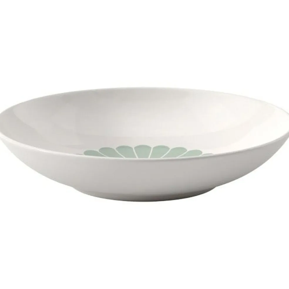 Fleur Pasta Bowl 24 cm, Vert