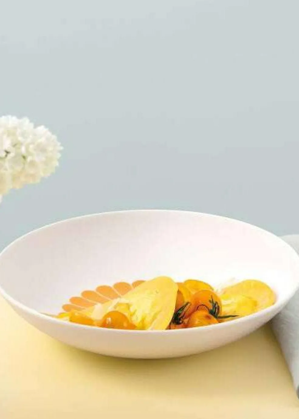 Fleur Pasta Bowl 24 cm, Vert