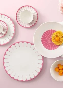 Fleur Pasta Bowl 24 cm, Vert