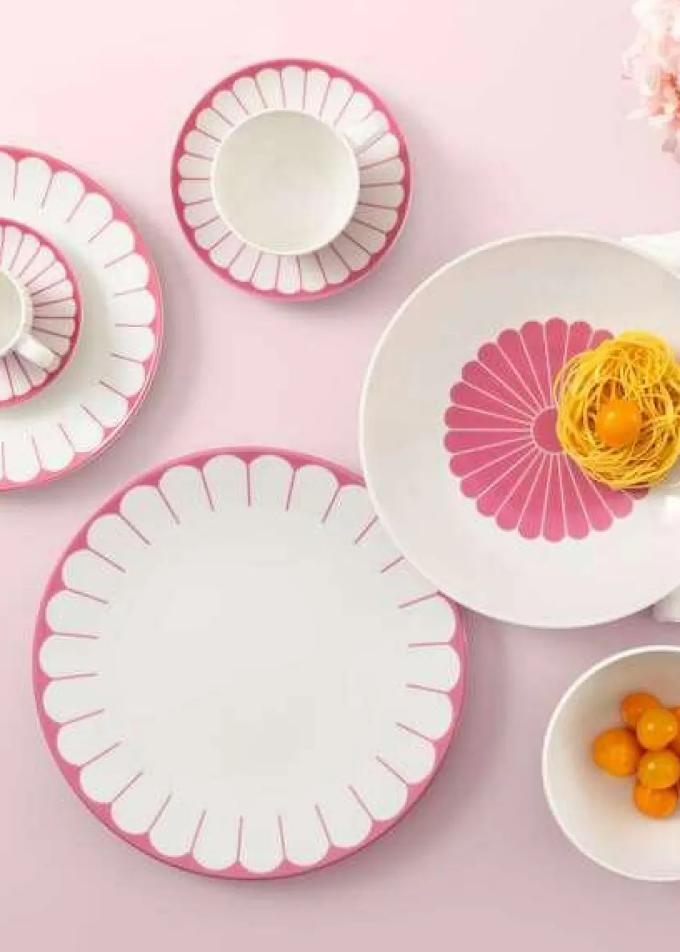 Fleur Pasta Bowl 24 cm, Vert