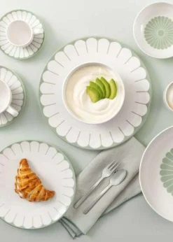 Fleur Saucer For Espresso Cup 11,5 cm, Vert