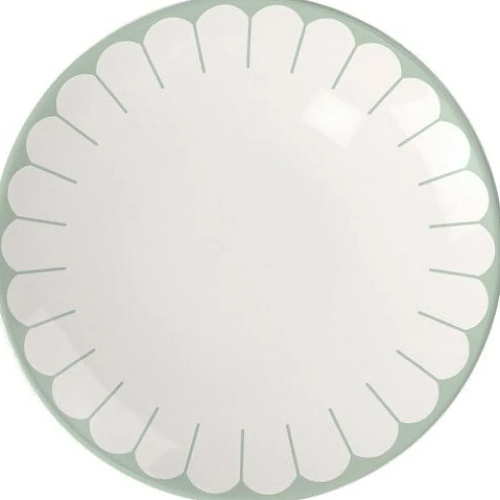 Fleur Side Plate 21 cm, Vert