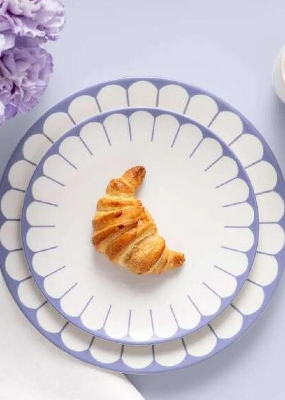 Fleur Side Plate 21 cm, Vert